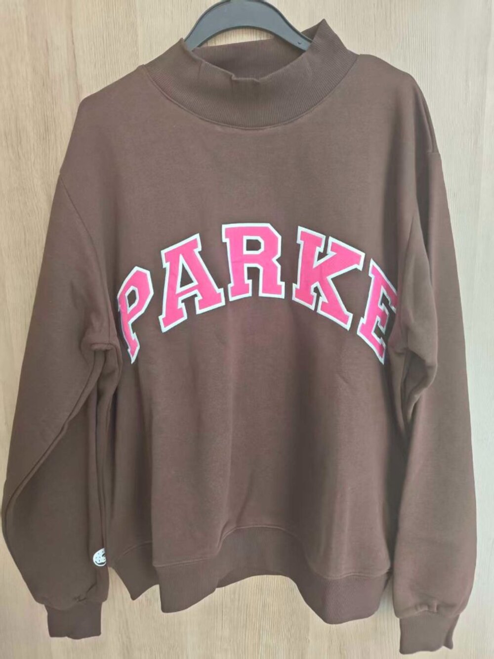 Parke Dunkin’ Collaboration Brown Mock Neck Jumper